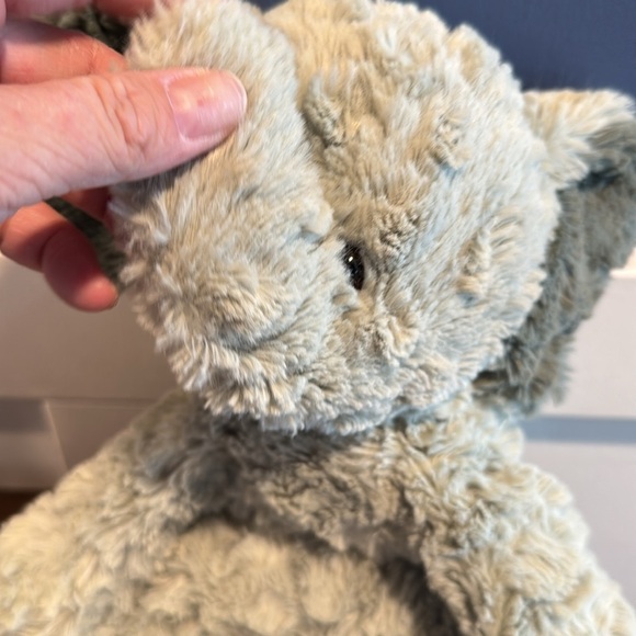 Gund Cozys Gray 11" Elephant Plush Stuffed Animal Floppy Extra Soft Bean Feet - Picture 4 of 8